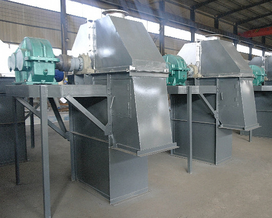 Cement Industry Belt Type Bucket Elevator For Conveying Particles Material