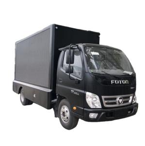 Quality FOTON 4x2 Video Advertising Truck LED P5 Mobile Advertising Van wholesale