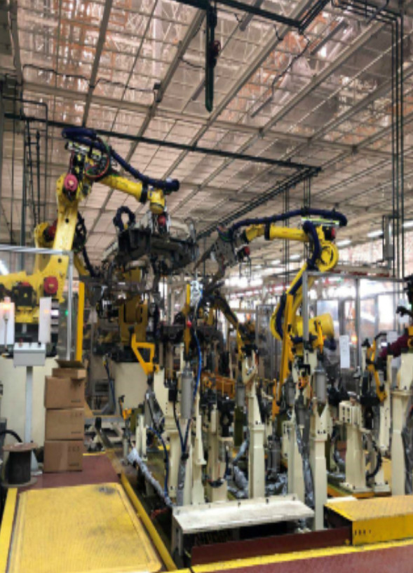 High-End And Pure Electric Light Truck Construction Project UBS01 Station Of Wide Body Welding Line