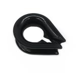Open Nylon Rope Thimbles Black Playground Equipment Spares