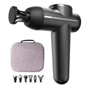 Quality Deep Tissue Handheld Massager Gun Brushless Motor Cordless 6 Heads 45db wholesale