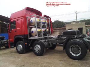 Quality ZZ4257N3237CZ Prime Mover Truck Sinotruck Howo 6 x 2 Tractor Head 420HP Engine, left hand drive wholesale