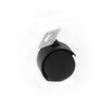 PP Plastic Twin Plastic Chair Furniture Caster Wheels