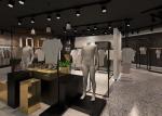 Simple Style Clothing Store Display Fixtures , Customized Retail Apparel