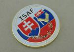 Rope Edge Personalized Coins Zinc Alloy Die Casting Enamel Gold