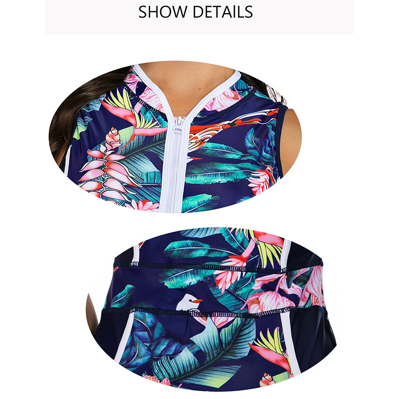 Sexy One Piece Bathing Womens Surfing Suits Waterproof Sleeveless
