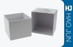 White Square Cosmetic Paper Boxes For Perfume / Coconut Oil , Free Sample