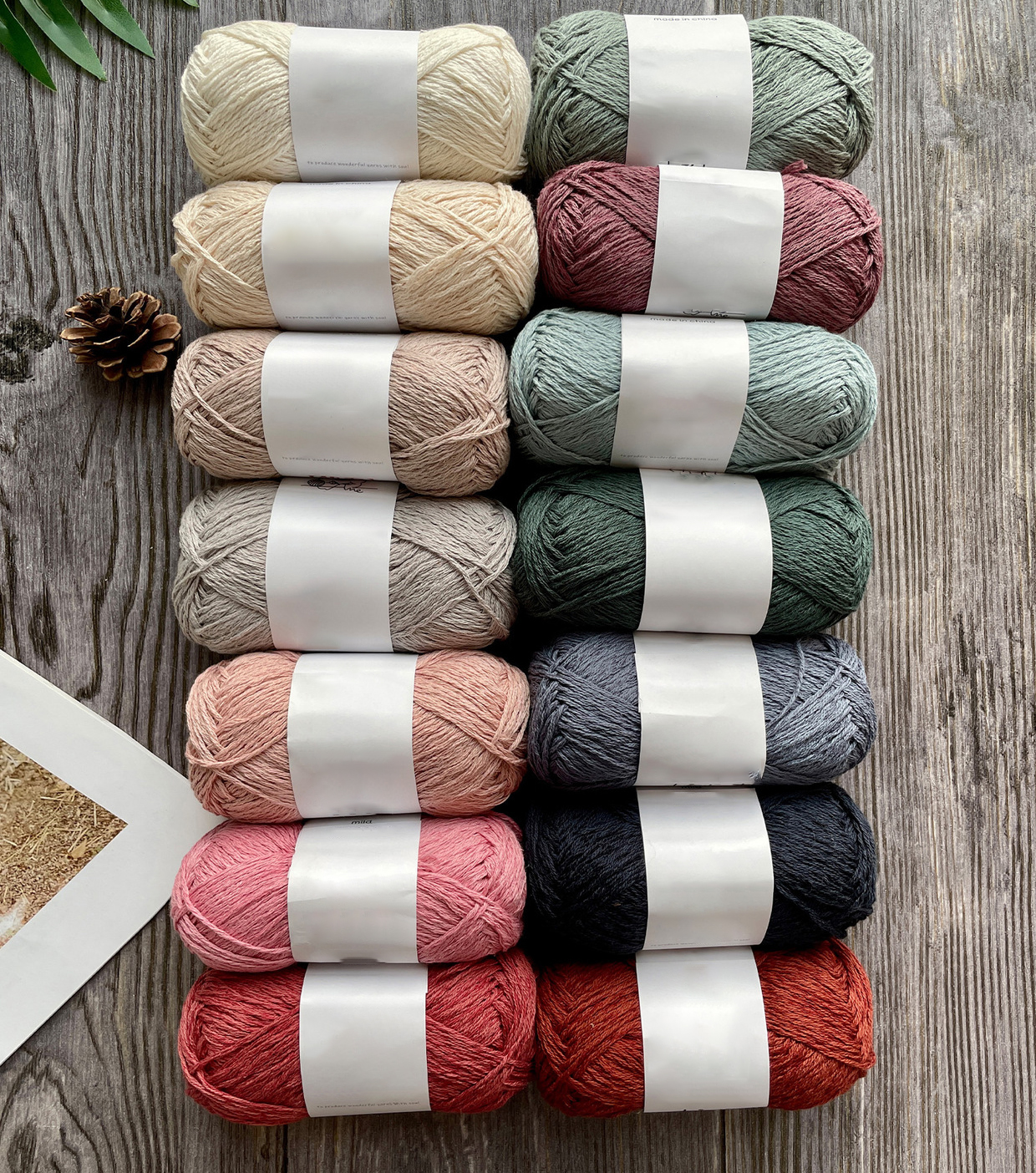 Alkaliproof Crochet Linen Tape Yarn Ball Anti Bacteria Recyclable