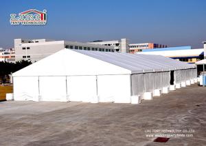 Quality 10x12 Meter Plain White PVC Aluminum Construction Industrial Storage Tents wholesale