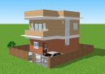 Prefab Hot Dip Galvanized Lightweight Steel Structure Villa Duplex Apartment