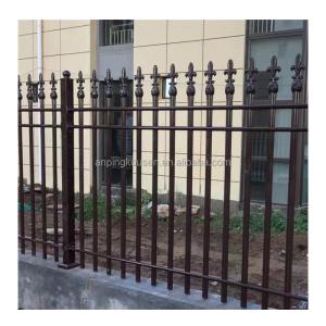 Quality 3m Black Aluminum Garden Fence with Hot Dipped Galvanized Powder Coated Protection wholesale