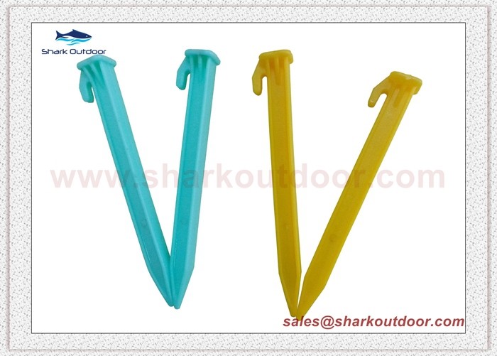 Plastics Helix Endurable Camping Awning Tent Stakes Pegs Pins
