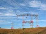 400KV double circuit transmission line steel tower