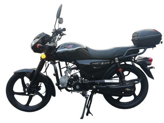 70cc 110cc Low Cc Sport Bikes , 49cc Matte Black Street Bike With Big Footrest