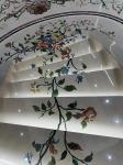 Modern Anti-Slip Beige Marble Waterjet Steps and Treads for Villas Spiral