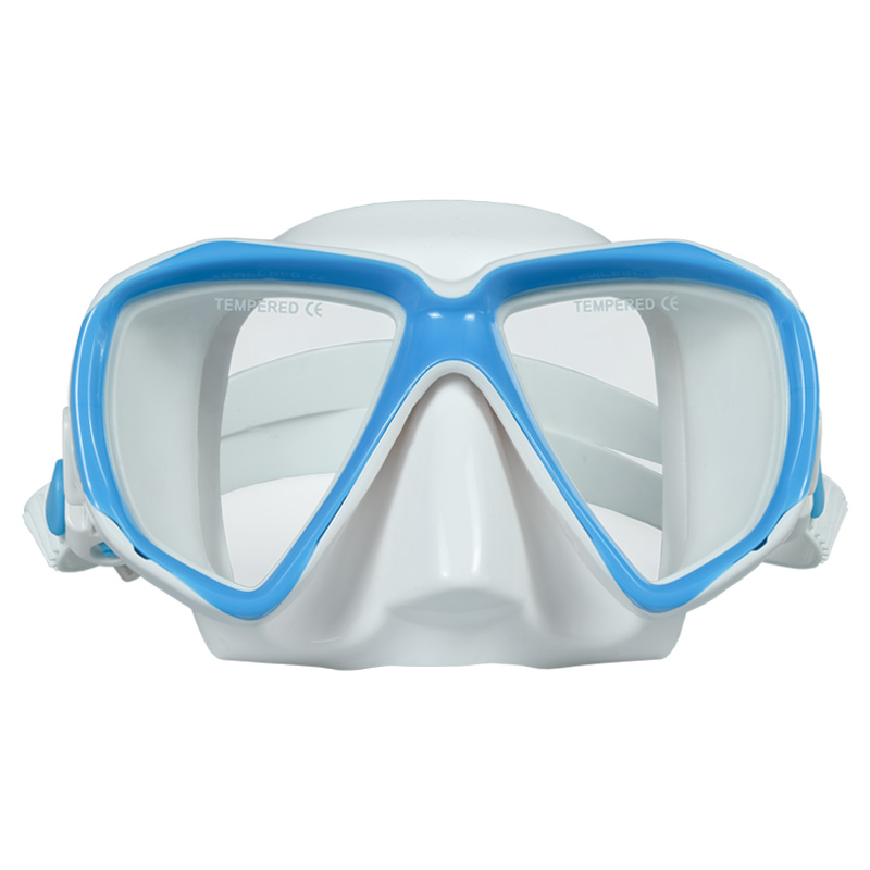 Double Breath Tube Scuba Snorkel Gear set Diving Mask For Children
