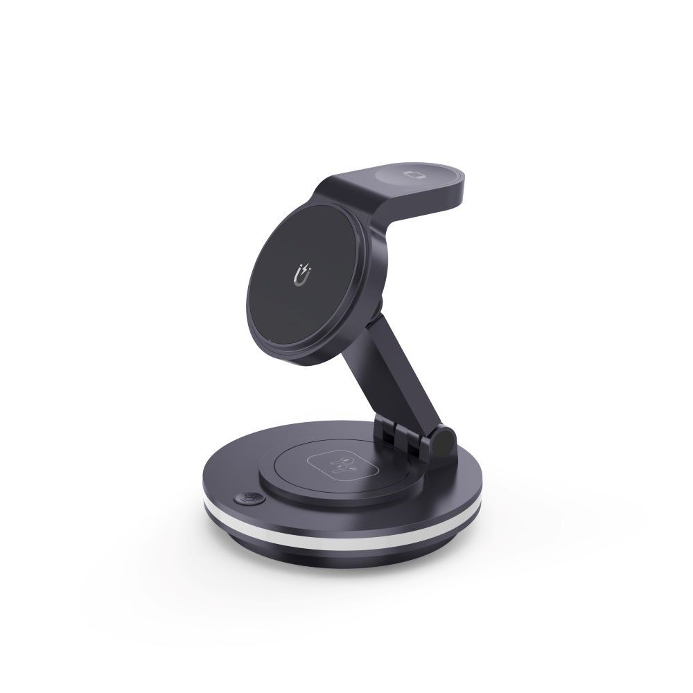 Wireless Charging Station ABS Acrylic 4 In 1 Stand CE FCC RoHS Certified