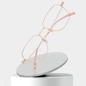 Quality Business Bendable Titanium Frame Glasses Stainless Steel Frame Anti Scratch wholesale