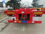 Skeleton 3 Axles 40 Feets Container Semi Trailer
