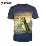 Popular Custom Fishing Jerseys High Performance OEM Design Flatlock Stitching