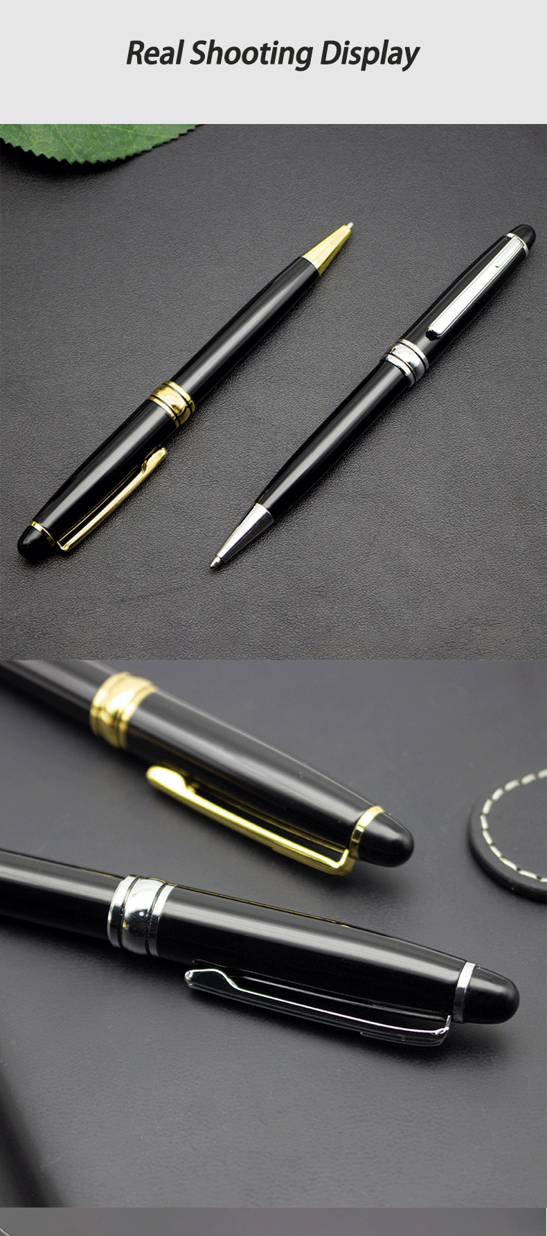 Classic Twist Ballpoint Pen 1.0mm Business Office Metal Ballpoint Signature Pen