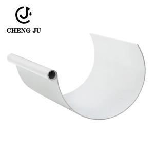 Quality Roofing Building Material PVC Rain Gutter Fittings Plastic Rainwater Gutter wholesale