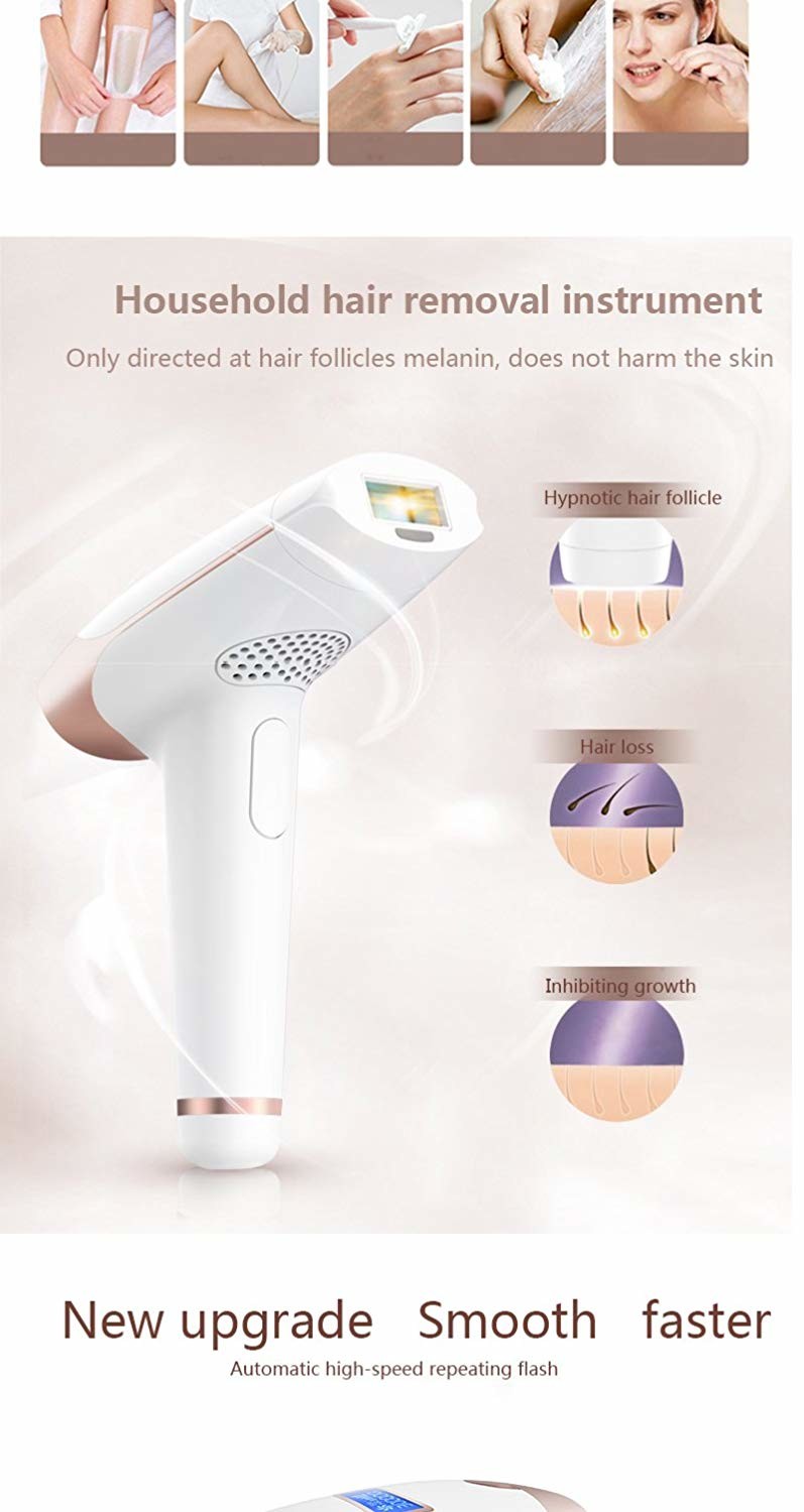 2 In 1 400000 Flashes 4.2cm² Home Laser Hair Removal Device