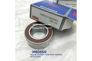 Quality 30BD5222 30x52x22mm Auto Air Condition Compressor Bearings Double Row Ball Bearings wholesale