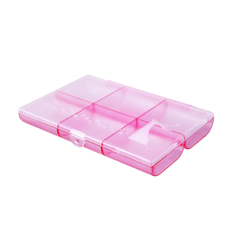 Clear Plastic Storage Boxes With Adjustable Compartments 6 Lid