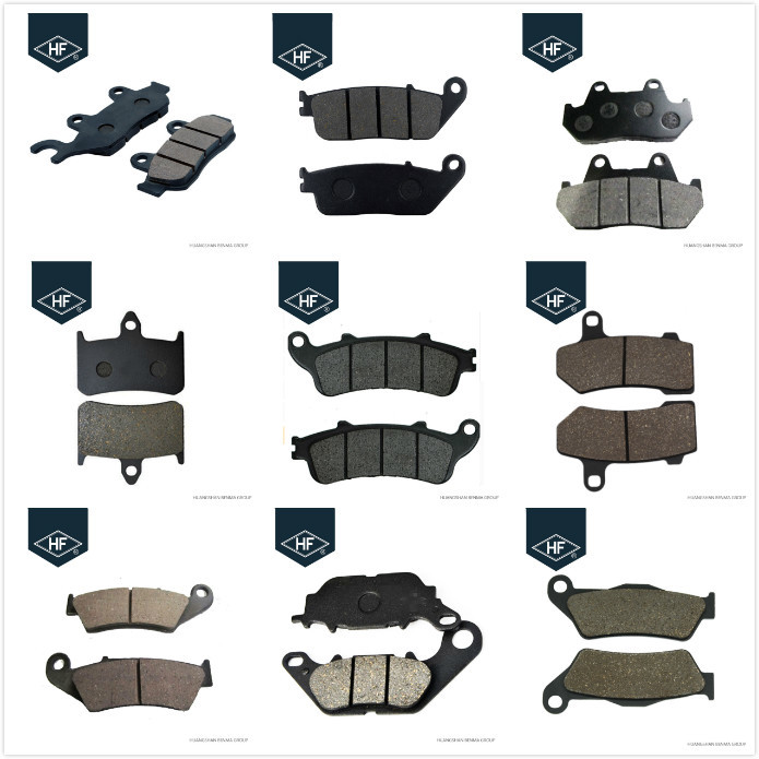 Organic Ceramic Motorcycle Brake Pads For Suzuki GZ125 Customized Color