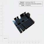 Customizable Aluminum Extrusion Heat Sink For Improved Heat Dissipation