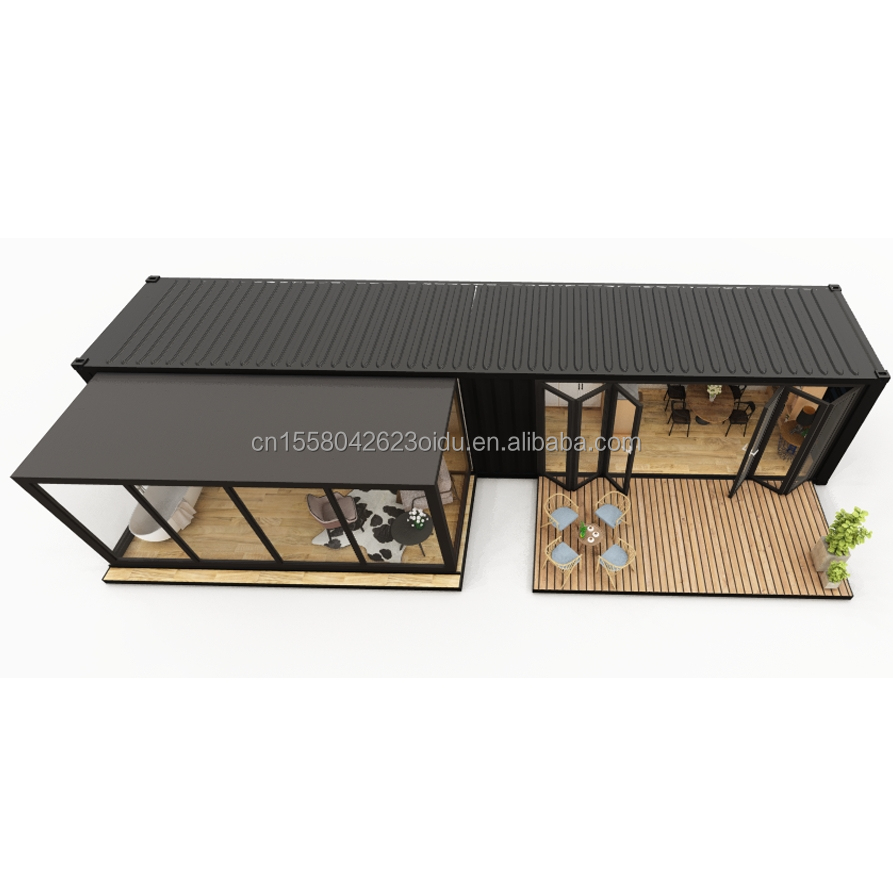 Modern Design Customized EU Standard Prefab Container House Steel Foldable 2 Bedroom Container Homes Hotels Toilets