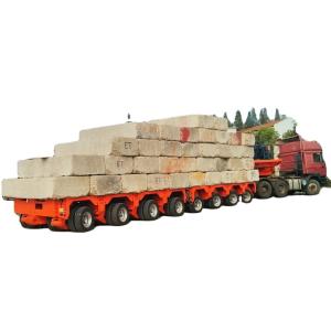 Quality Hydraulic Steering Axle Trailer for Transporting Overweight and Heavy Cargo Loads wholesale