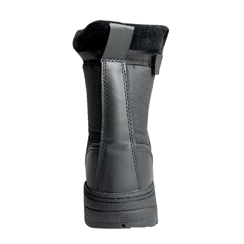 Comfortable Up-lace Microfiber Leather Safety Boots with Rubber Sole in Sizes 38-47