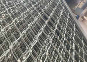 Quality Staircase Balcony Architectural Wire Mesh 50 X 50 Mm Hole wholesale