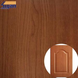 Quality Colorful Embossed Wood Grain Decorative PVC Furniture Film For Kitchen Cabinets wholesale