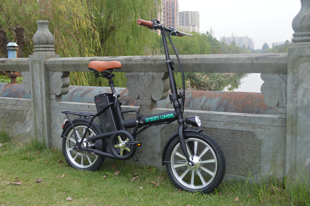 EN15194 Smart Electric Folding Bike 16 Inch With 36V 250W Motor