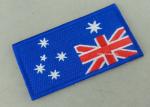 Heat Cut Custom Embroidered Badges , Professional Garment Accessories Custom