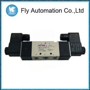 Quality 5/2 Way Double Coil Pneumatic Solenoid Valves Airtac 4M320-08 4M320-10 AC220V DC24V wholesale