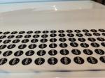 Clear Epoxy Resin Dome Stickers Gel Decals For Epoxy Floors Tumblers