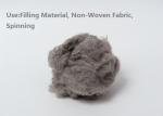 Premium Grey Polyester Raw Material Dyed Recycled Polyester Staple Fiber ISO9001
