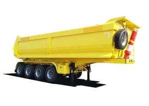 Quality 4 Axle Tipping Semi trailer 70 ton wholesale