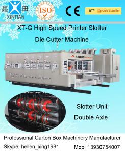 China Energy-Saving Corrugated Carton Folding Machine / Paper Feeding Machine 300mm Depth on sale