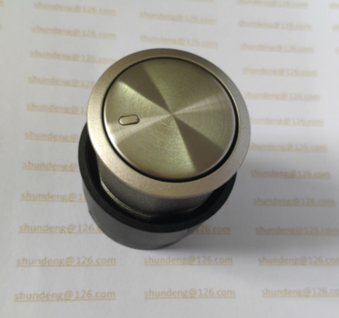 Metal champagne knob knob, can silver knob Rotary knob Pop-up knob Three gears switch OVEN SWITCH knob Metal knob