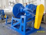 Agro Chemicals Rotary Vacuum Dryer , Button Control Industrial Vacuum Dryer