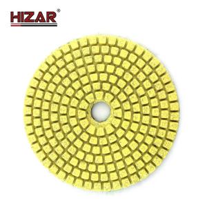 Quality 3000 Grit 7in 178mm 0.3cm Diamond Wet Polishing Pads Honeycomb Pitted wholesale