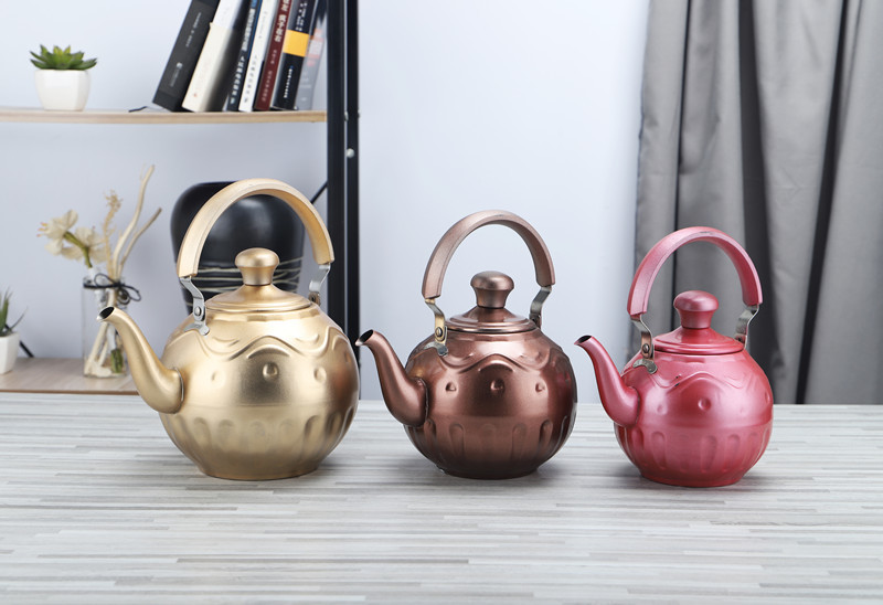 Wholesale hotel home use stainless steel european coffee kettle 2L unique classical pour over coffee pot