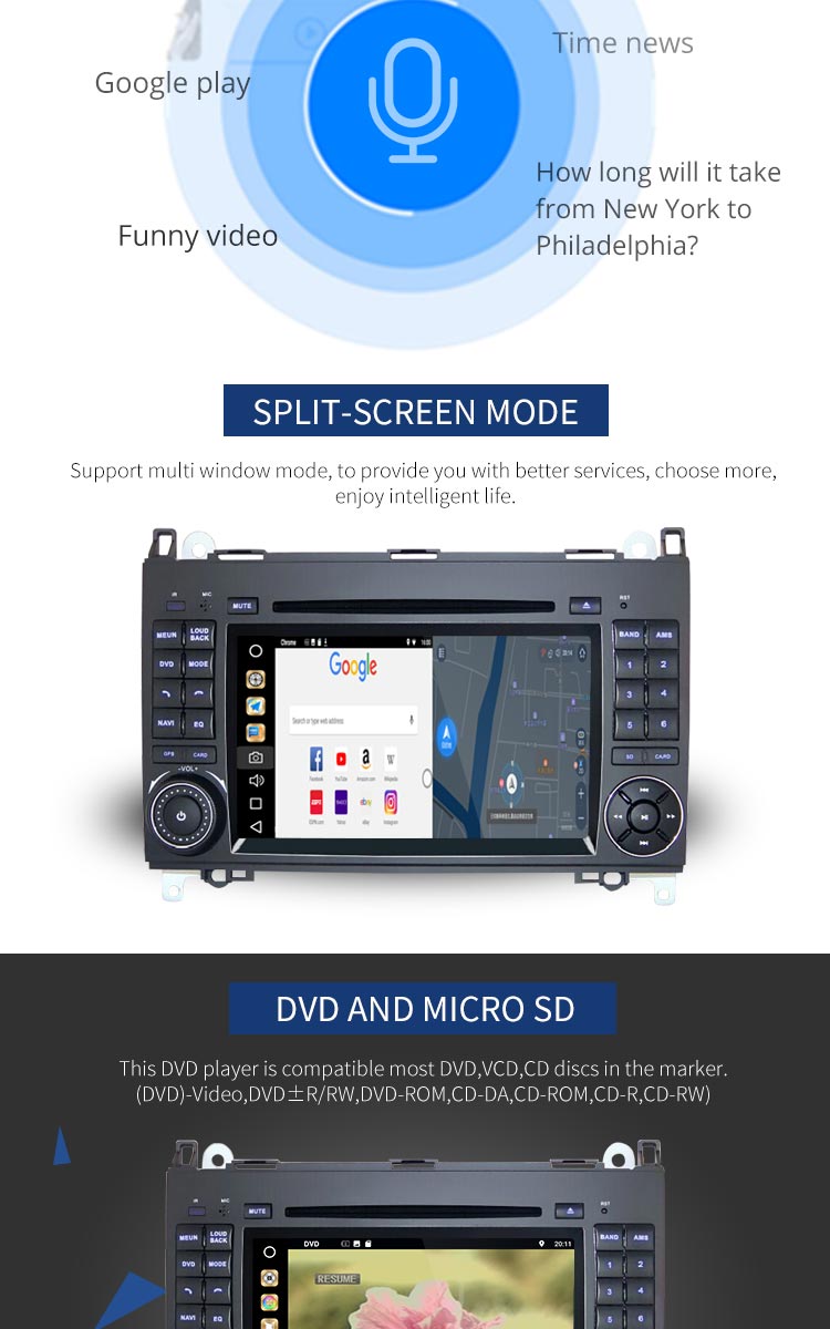 7 Inch Touch Screen Mercedes Benz DVD Player GPS Navigation For Benz W169