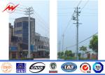 500kv Power Electricity Transmission Line Tower / Steel Straight Pole