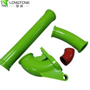 Quality Zoomlion Concrete Pump Spare Parts , Elbow Outlet For Concrete Pump wholesale